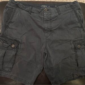 American Eagle Outfitters Black Cargo Shorts